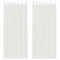 vidaXL Κουρτίνες Voile με βρόχους 2 τεμάχια Λευκό 140x260 cm