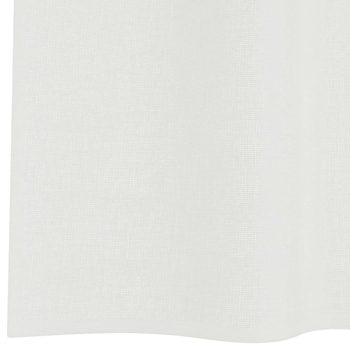 vidaXL Κουρτίνες Voile με βρόχους 2 τεμάχια Λευκό 140x260 cm