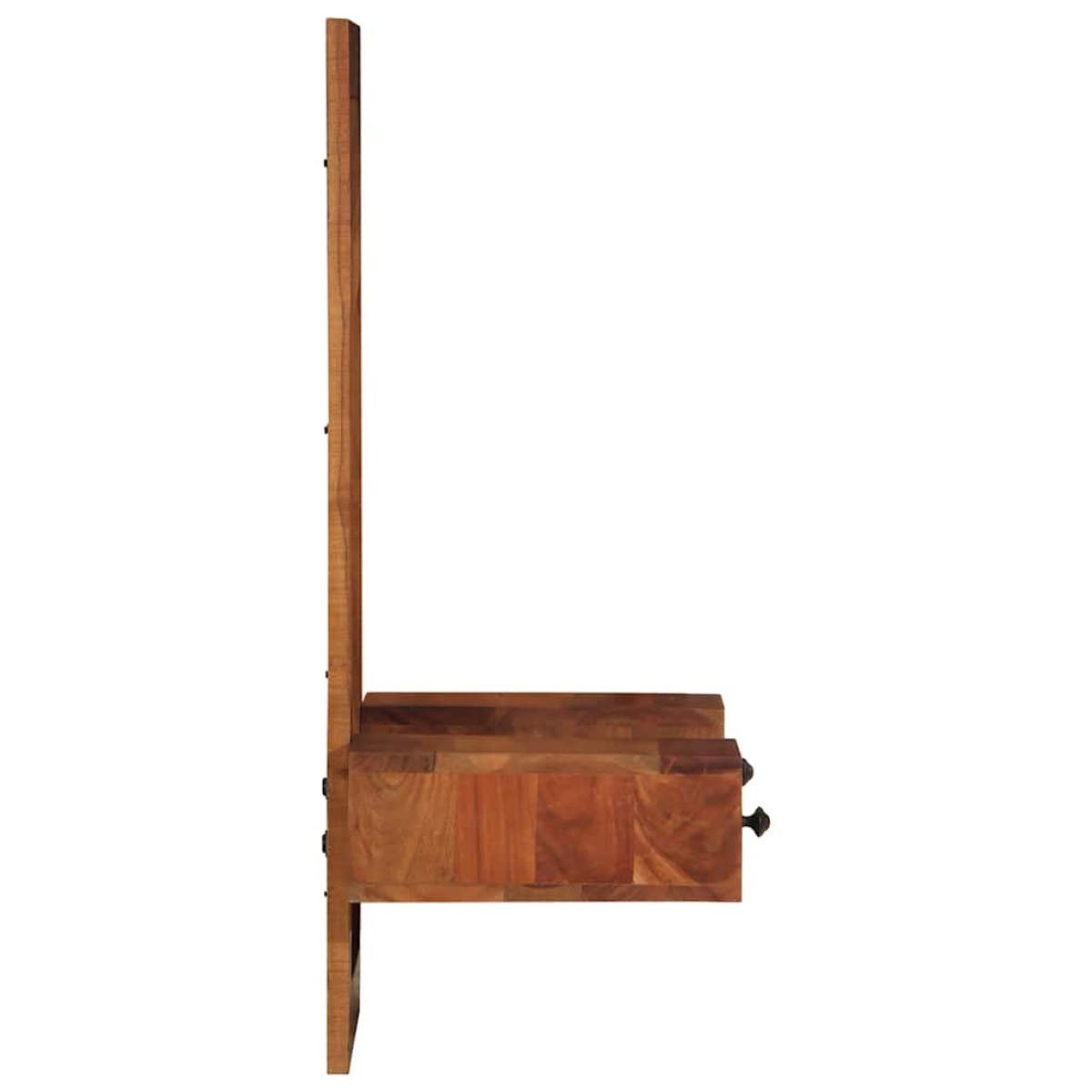 vidaXL Καθρέπτης τοίχου με συρτάρια 60x33x90 cm Στερεό ξύλο ακακίας