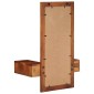 vidaXL Καθρέπτης τοίχου με συρτάρια 60x33x90 cm Στερεό ξύλο ακακίας