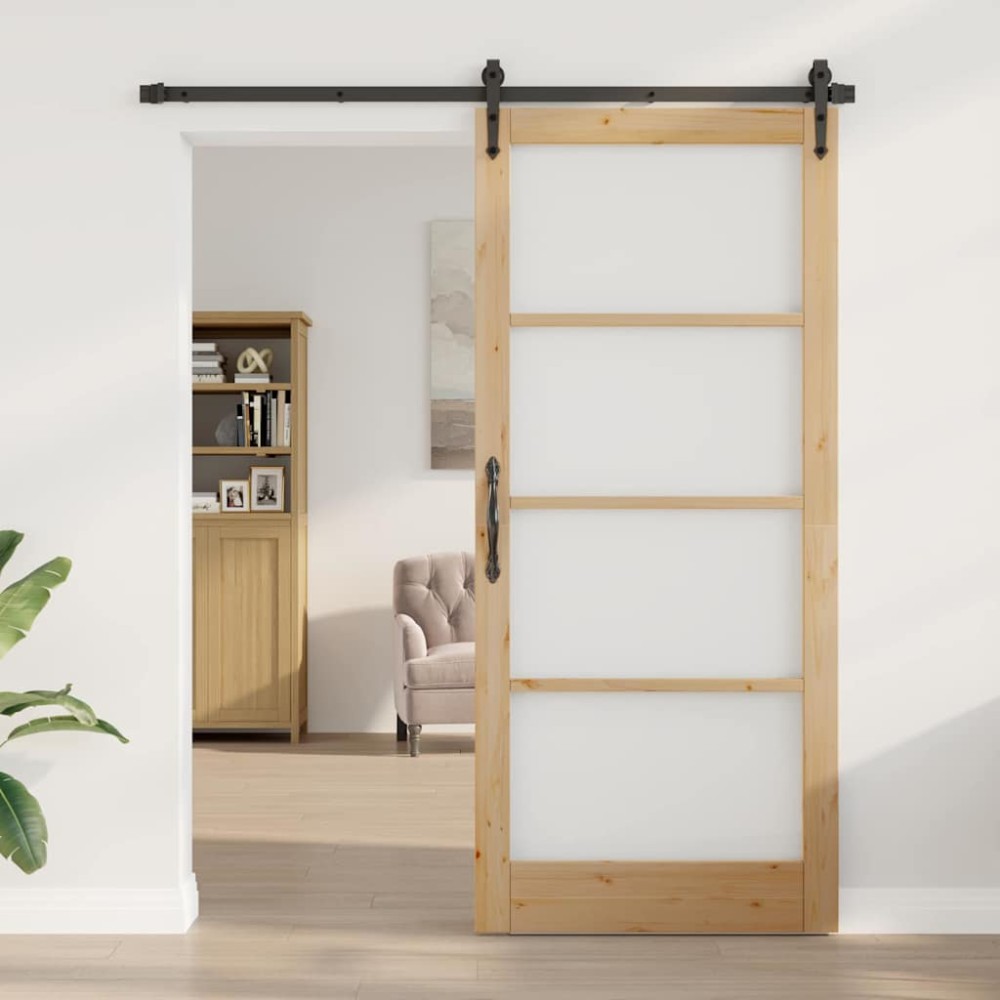 vidaXL Εσωτερική Πόρτα ORKDAL Καφέ 93 x 211 εκ.