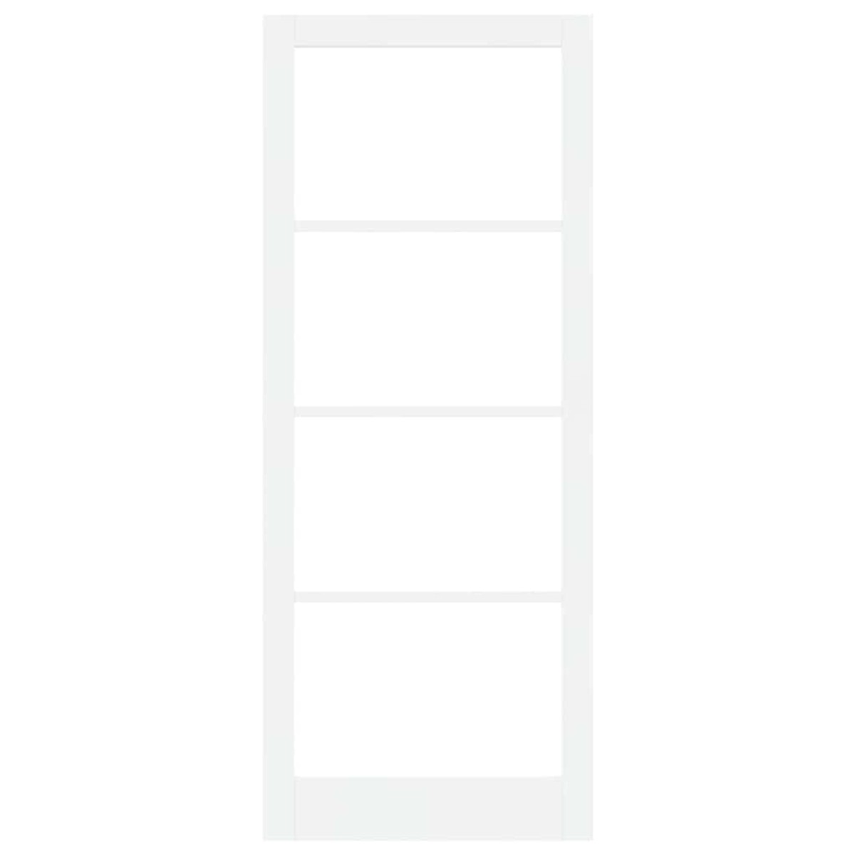 vidaXL Εσωτερική Πόρτα ORKDAL Λευκό Βαμμένο 93 x 232 εκ.