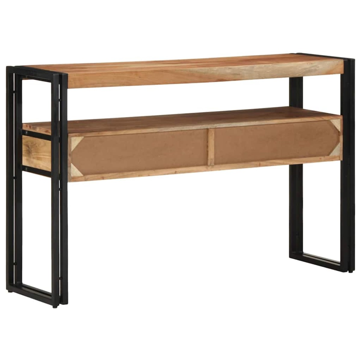 vidaXL Τραπέζι κονσόλας Καφέ 120 x 33 x 75 εκ Στερεό Ξύλο Ακακίας
