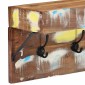 vidaXL Κρεμάστρα Πολύχρωμο 73 x 19 x 23 εκ. Μασίφ ανακυκλωμένο ξύλο