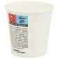 vidaXL Χάρτινα κύπελλα καφέ 1000 τεμάχια 4oz 100ml Λευκό