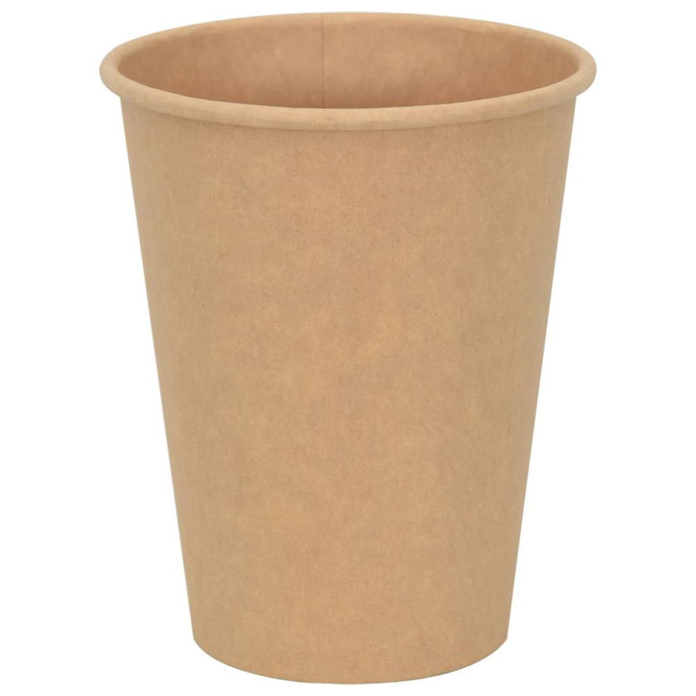 vidaXL Χάρτινα κύπελλα καφέ 1000 τεμάχια 12oz 300ml καφέ