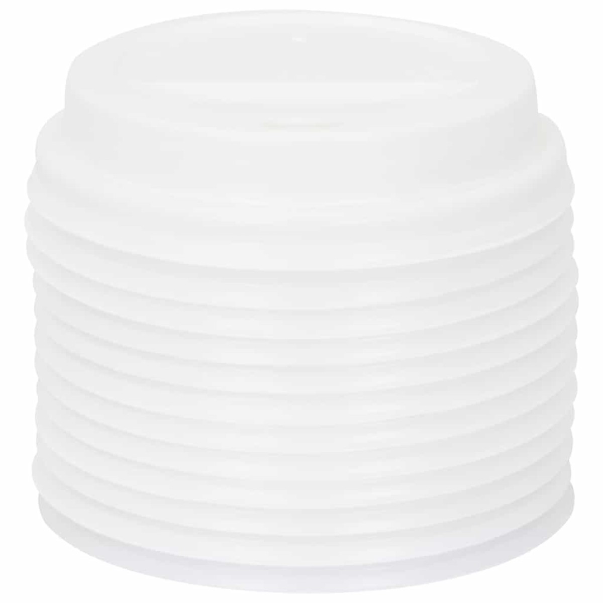 vidaXL Χάρτινα καπάκια καφέ Ø80 mm 8oz 1000 τεμάχια Λευκό πλαστικό