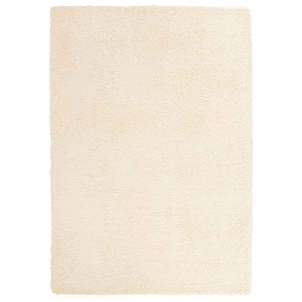 vidaXL Χαλί Shaggy με Ψηλό Πέλος NAVARRA Κρέμα 120x170 εκ. πολυεστέρας