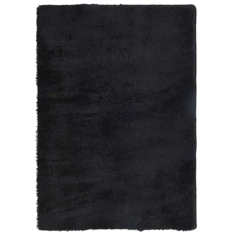 vidaXL Χαλί Shaggy με Ψηλό Πέλος NAVARRA Μαύρο 240x340 εκ. πολυεστέρας