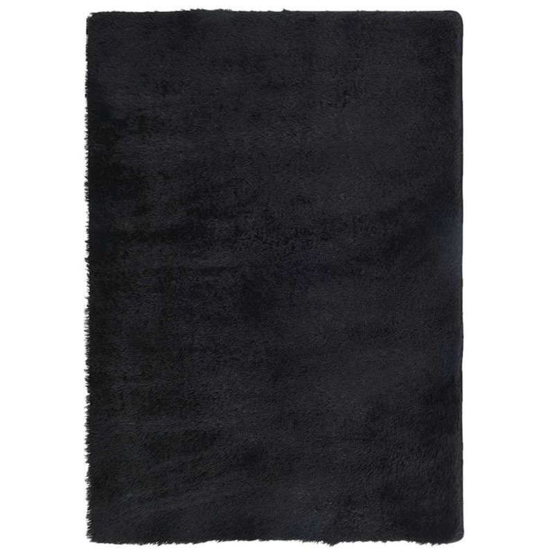 vidaXL Χαλί Shaggy με Ψηλό Πέλος NAVARRA Μαύρο 240x340 εκ. πολυεστέρας