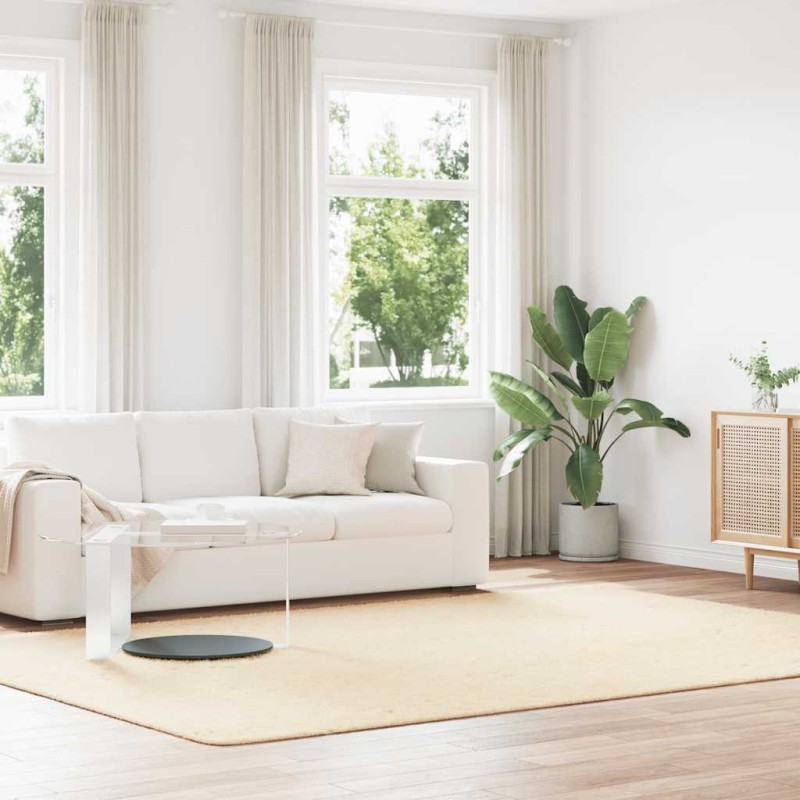vidaXL Χαλί Shaggy με Ψηλό Πέλος NAVARRA Κρέμα 240x340 εκ. πολυεστέρας
