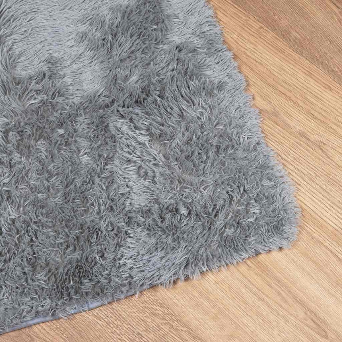 vidaXL Χαλί Shaggy με Ψηλό Πέλος NAVARRA Ανοιχτό Γκρι 240x340 εκ.