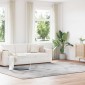 vidaXL Χαλί Shaggy με Ψηλό Πέλος NAVARRA Ασημί Γκρι 240x340 εκ.