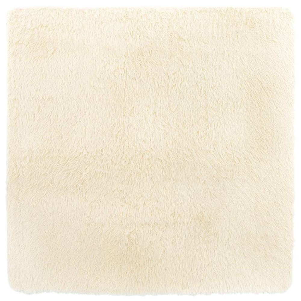 vidaXL Χαλί Shaggy με Ψηλό Πέλος NAVARRA Κρέμα 160x160 εκ. πολυεστέρας