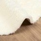 vidaXL Χαλί Shaggy με Ψηλό Πέλος NAVARRA Κρέμα 120x120 εκ. πολυεστέρας