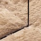 vidaXL Χαλί Shaggy με Ψηλό Πέλος NAVARRA Μπεζ 240x240 εκ. πολυεστέρας