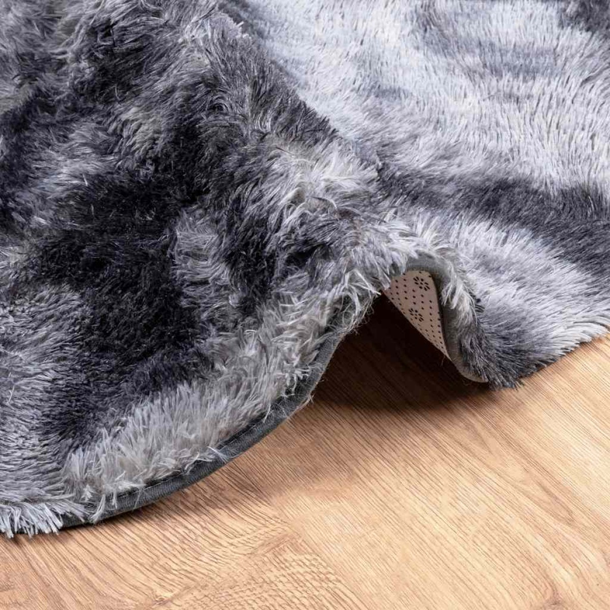 vidaXL Χαλί Shaggy με Ψηλό Πέλος NAVARRA Σκούρο Γκρι 300x200 εκ.