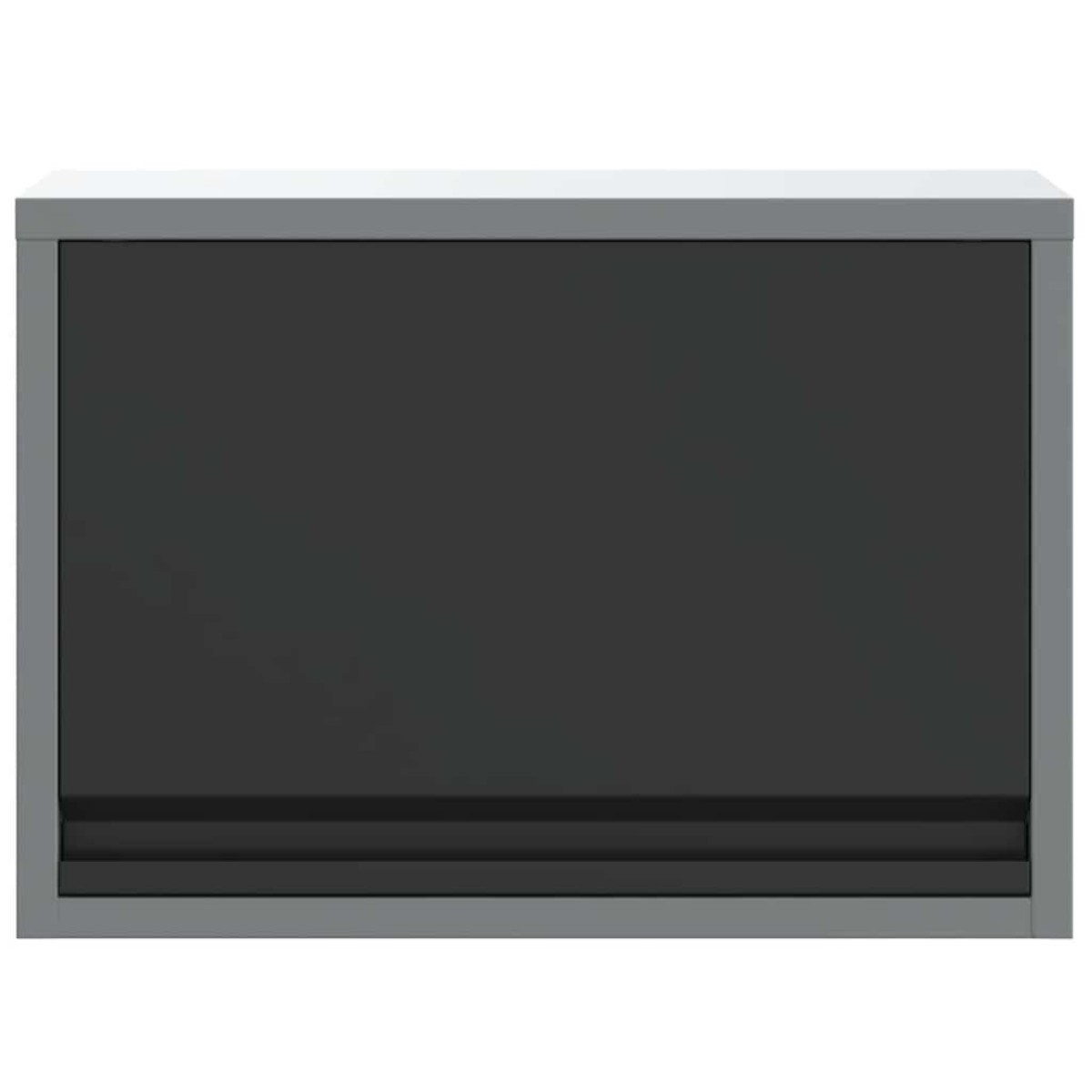 vidaXL Ντουλάπα εργαλείων Μαύρο και Γκρι 50 x 25 x 35 εκ.