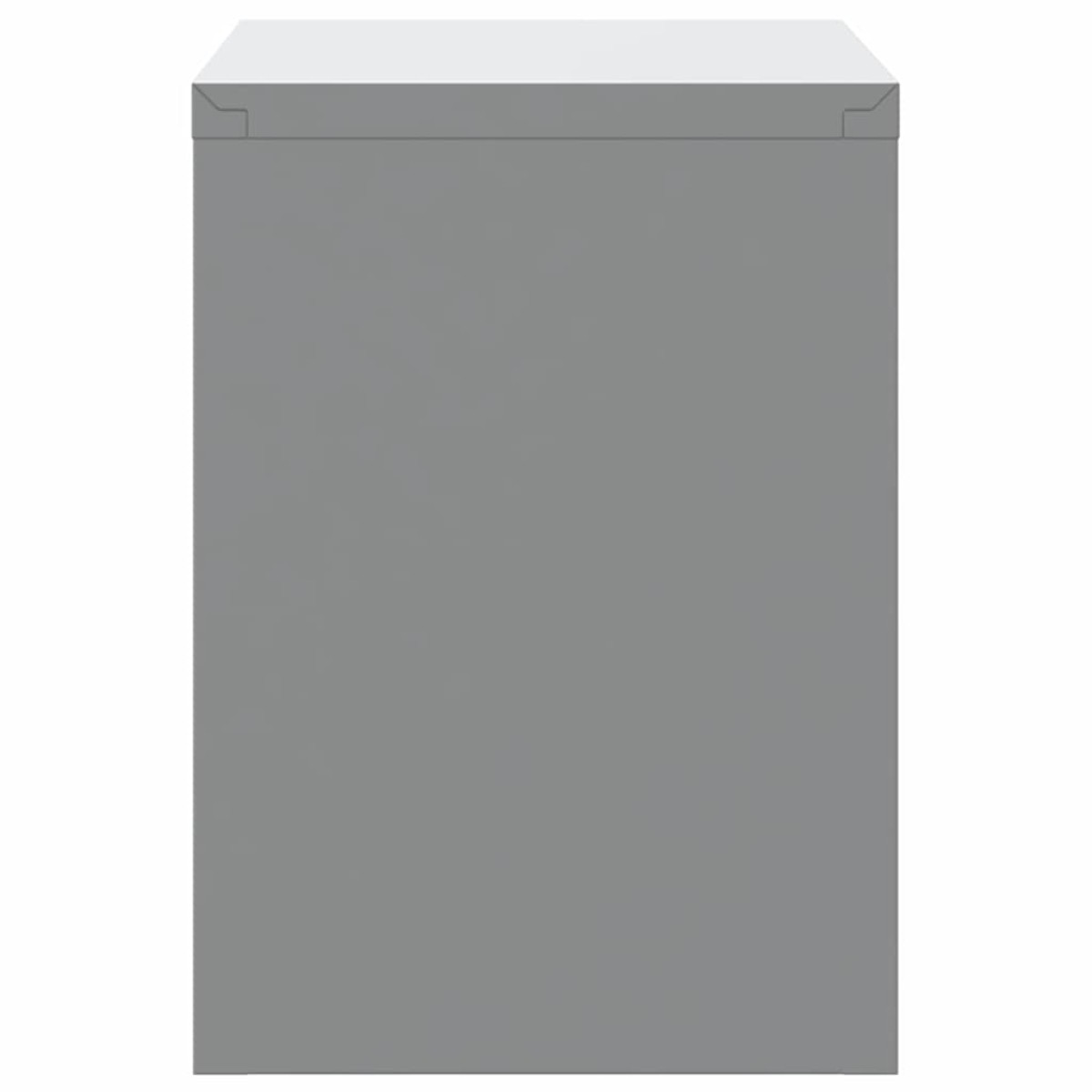vidaXL Ντουλάπα εργαλείων Μαύρο και Γκρι 50 x 25 x 35 εκ.