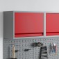vidaXL Ντουλάπα εργαλείων Κόκκινο και Γκρι 50 x 25 x 35 εκ.