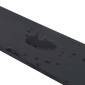 vidaXL Ελαστική Άκρη για Εκχιονιστικό Μαύρο 80x10x1 εκ.