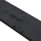 vidaXL Ελαστική Άκρη για Εκχιονιστικό Μαύρο 150x10x1 εκ.