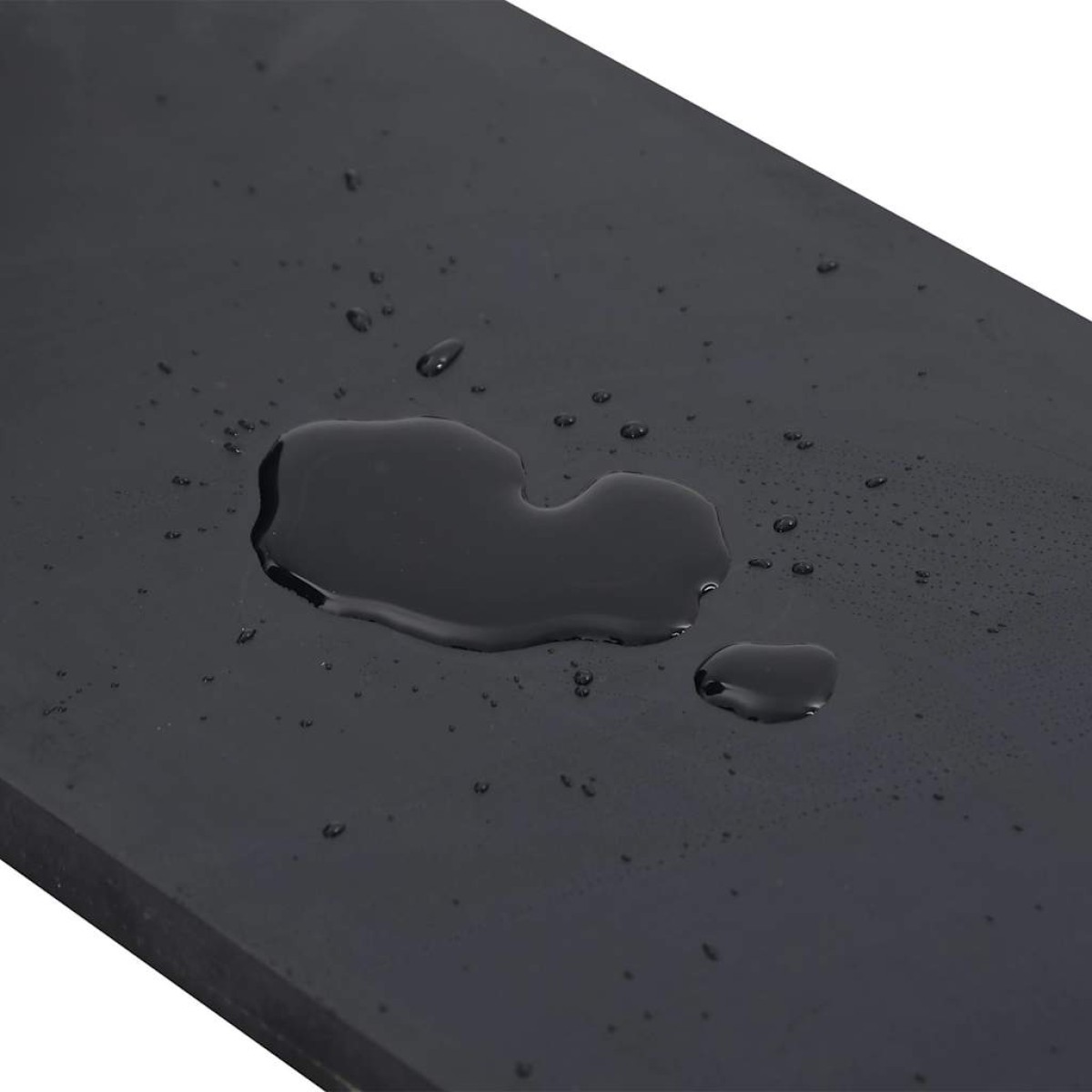 vidaXL Ελαστική Άκρη για Εκχιονιστικό Μαύρο 180x15x1 εκ.
