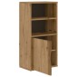 vidaXL Βοηθητικό Ντουλάπι ODDA 40x24x79 εκ. από Μασίφ Ξύλο Πεύκου