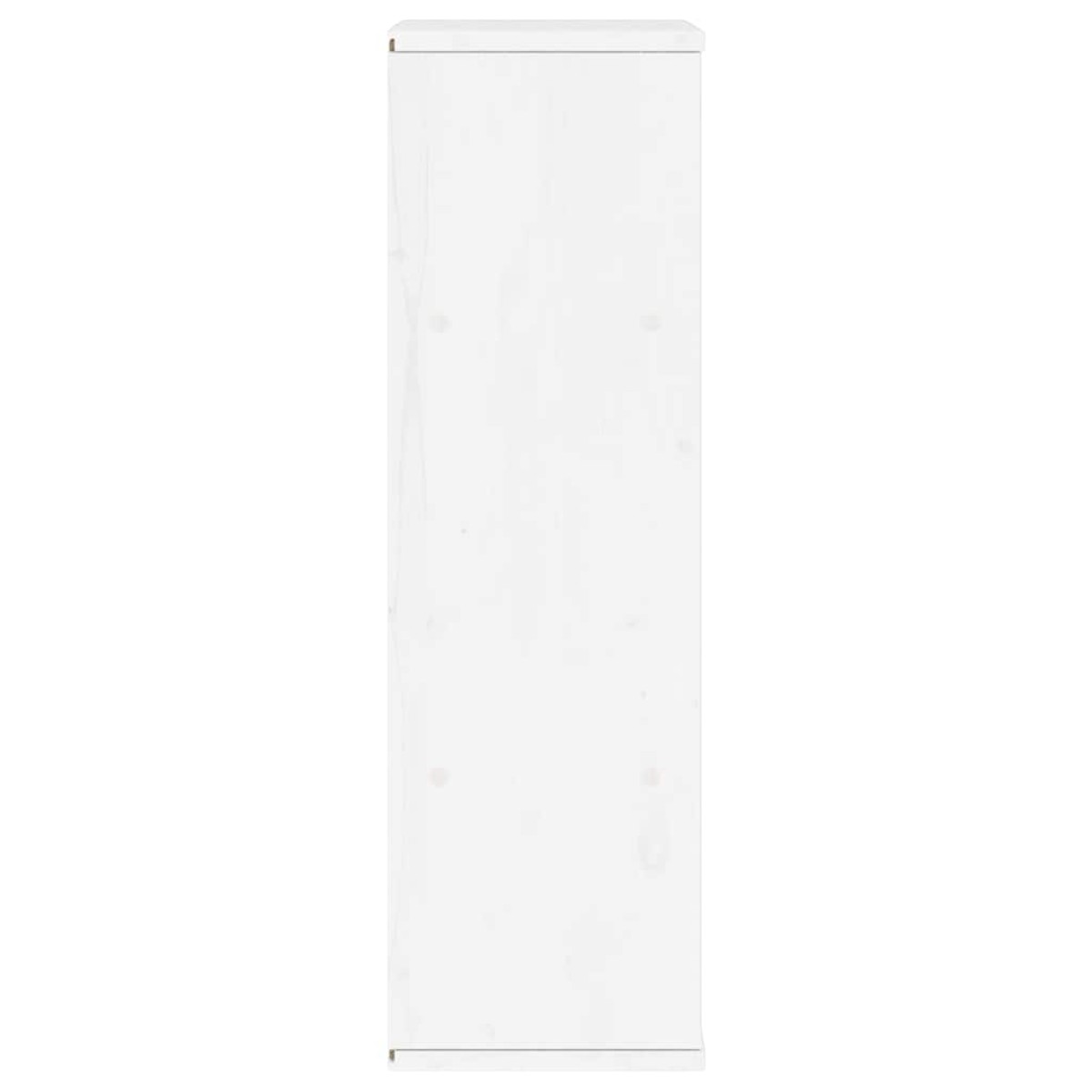 vidaXL Βοηθητικό Ντουλάπι ODDA Λευκό 40x24x79εκ. από Μασίφ Ξύλο Πεύκου
