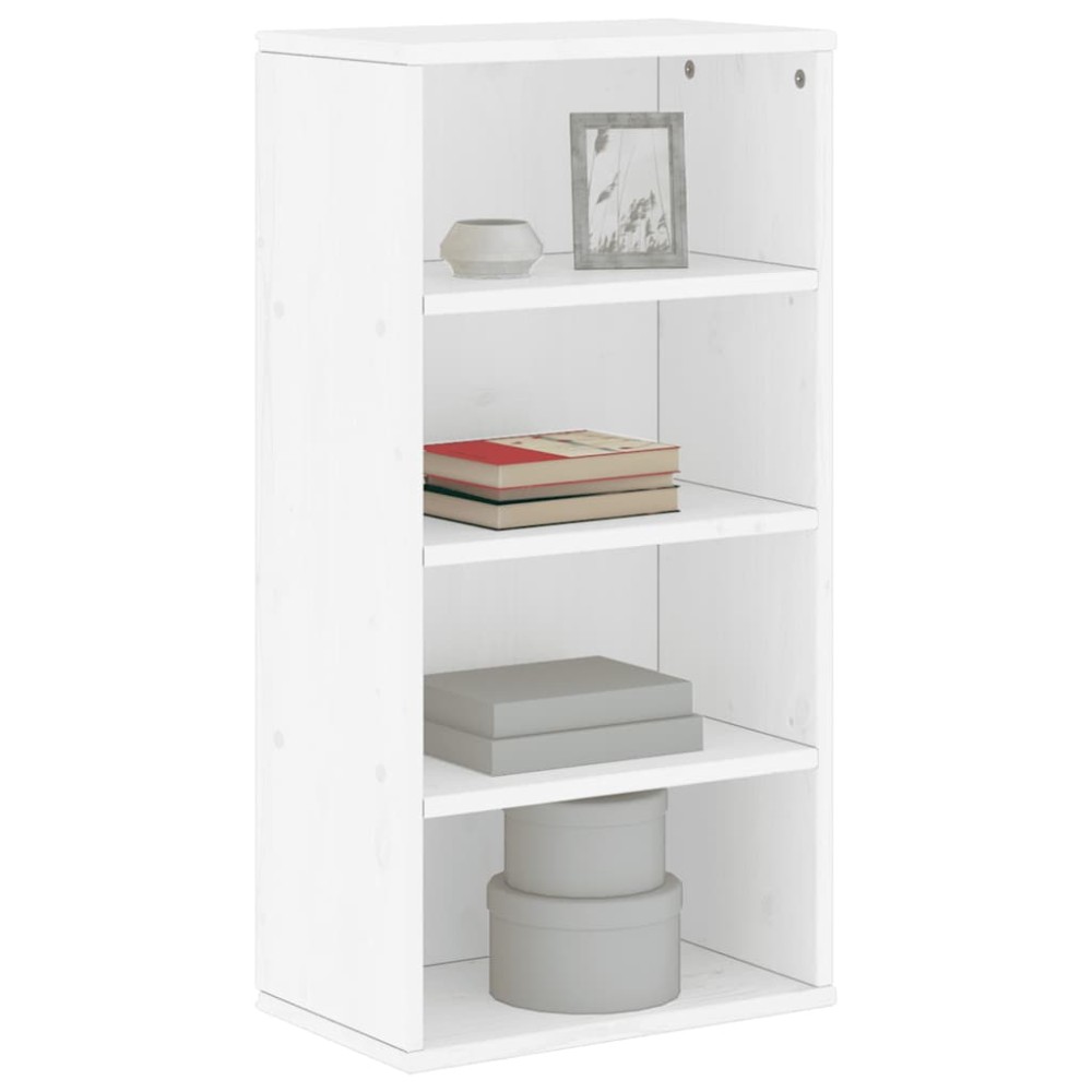 vidaXL Βοηθητικό Ντουλάπι ODDA Λευκό 40x24x79εκ. από Μασίφ Ξύλο Πεύκου