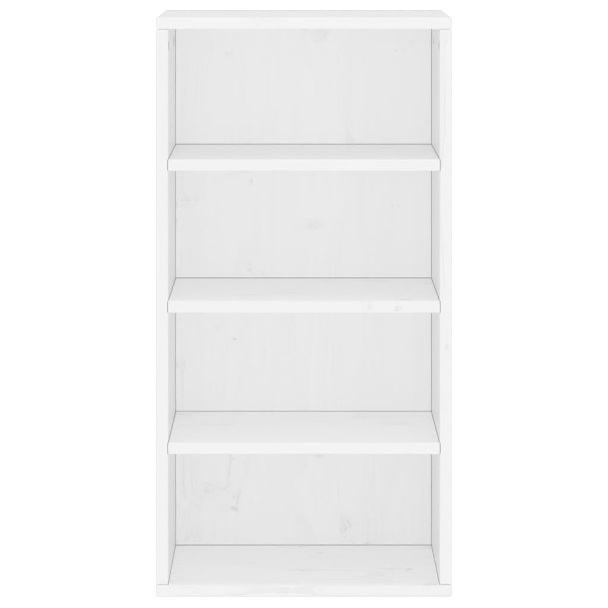 vidaXL Βοηθητικό Ντουλάπι ODDA Λευκό 40x24x79εκ. από Μασίφ Ξύλο Πεύκου