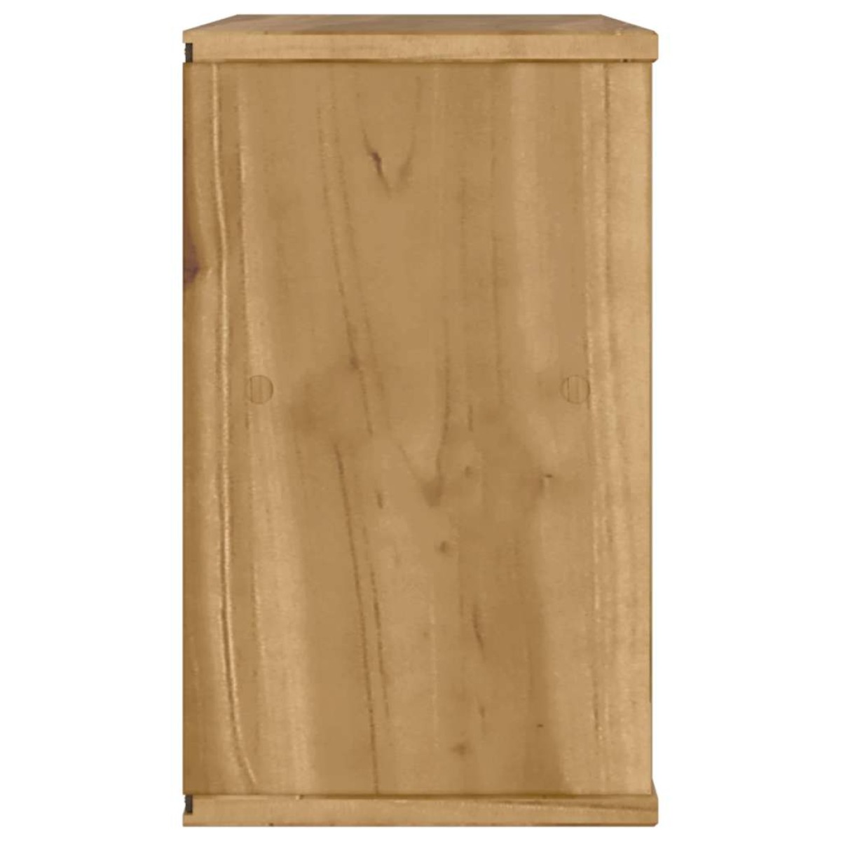 vidaXL Έπιπλο Τηλεόρασης με Συρτάρι ODDA 79x24x40εκ. Μασίφ Ξύλο Πεύκου