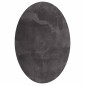 vidaXL Χαλιά χώρου Ωοειδής HUARTE Ανθρακί 120 x 170 cm
