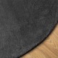vidaXL Χαλιά χώρου Ωοειδής HUARTE Ανθρακί 160 x 230 cm