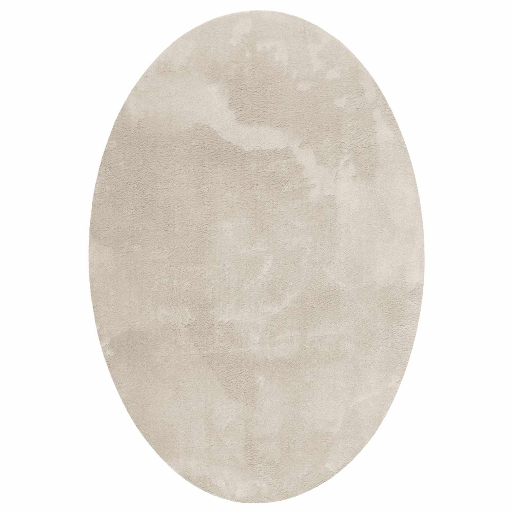 vidaXL Χαλιά χώρου Ωοειδής HUARTE Μπεζ 120 x 170 cm 100% Πολυεστέρας