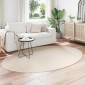vidaXL Χαλιά χώρου Ωοειδής HUARTE Μπεζ 160 x 230 cm 100% Πολυεστέρας