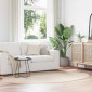 vidaXL Χαλιά χώρου Ωοειδής HUARTE Μπεζ 160 x 230 cm 100% Πολυεστέρας