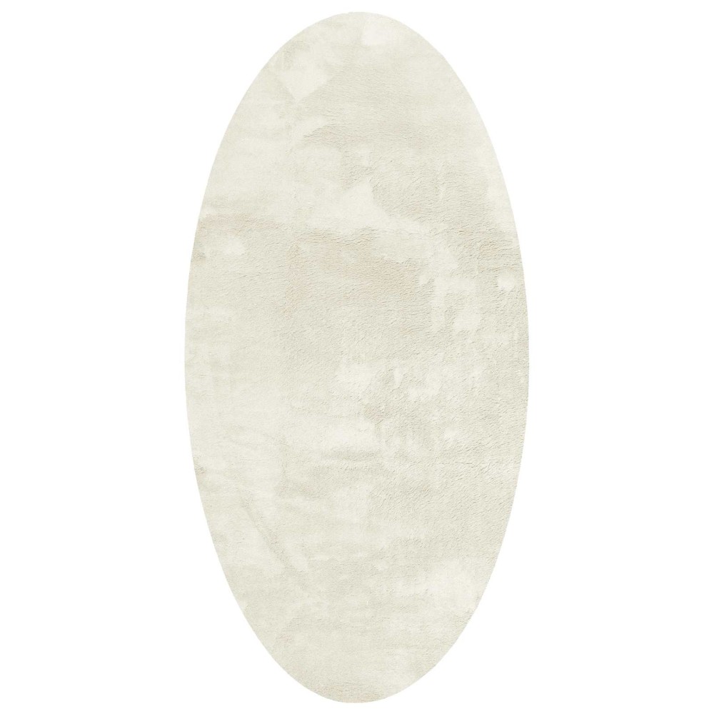 vidaXL Χαλιά χώρου Ωοειδής HUARTE Κρεμ 100 x 200 cm 100% Πολυεστέρας