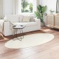 vidaXL Χαλιά χώρου Ωοειδής HUARTE Κρεμ 100 x 200 cm 100% Πολυεστέρας