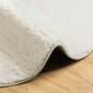 vidaXL Χαλιά χώρου Ωοειδής HUARTE Κρεμ 100 x 200 cm 100% Πολυεστέρας