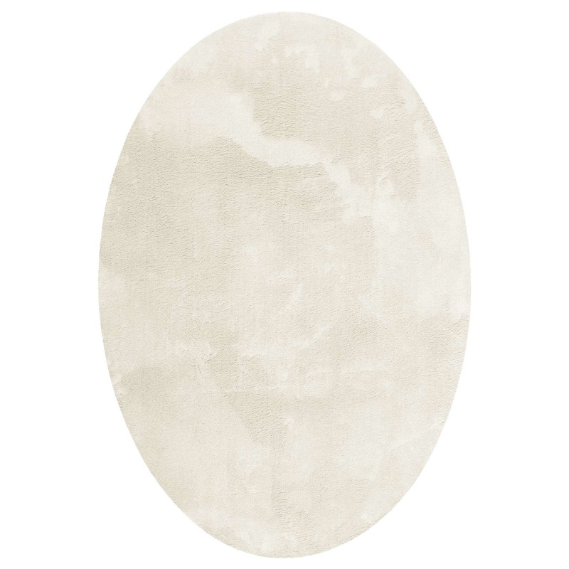 vidaXL Χαλιά χώρου Ωοειδής HUARTE Κρεμ 120 x 170 cm 100% Πολυεστέρας