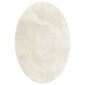 vidaXL Χαλιά χώρου Ωοειδής HUARTE Κρεμ 120 x 170 cm 100% Πολυεστέρας