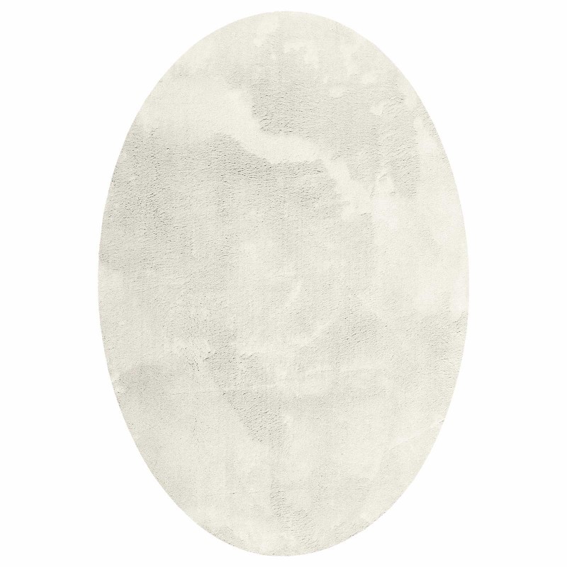 vidaXL Χαλιά χώρου Ωοειδής HUARTE Κρεμ 140 x 200 cm 100% Πολυεστέρας