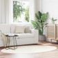 vidaXL Χαλιά χώρου Ωοειδής HUARTE Κρεμ 140 x 200 cm 100% Πολυεστέρας