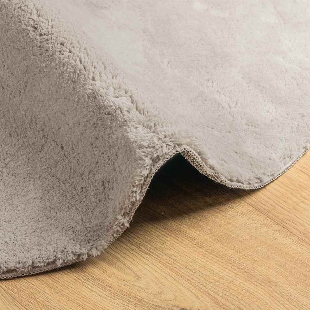 vidaXL Χαλιά χώρου Ωοειδής HUARTE Άμμος 160 x 230 cm 100% Πολυεστέρας