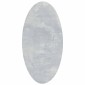 vidaXL Χαλιά χώρου Ωοειδής HUARTE Γκρι 80 x 150 cm 100% Πολυεστέρας