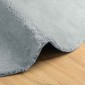 vidaXL Χαλιά χώρου Ωοειδής HUARTE Γκρι 80 x 150 cm 100% Πολυεστέρας