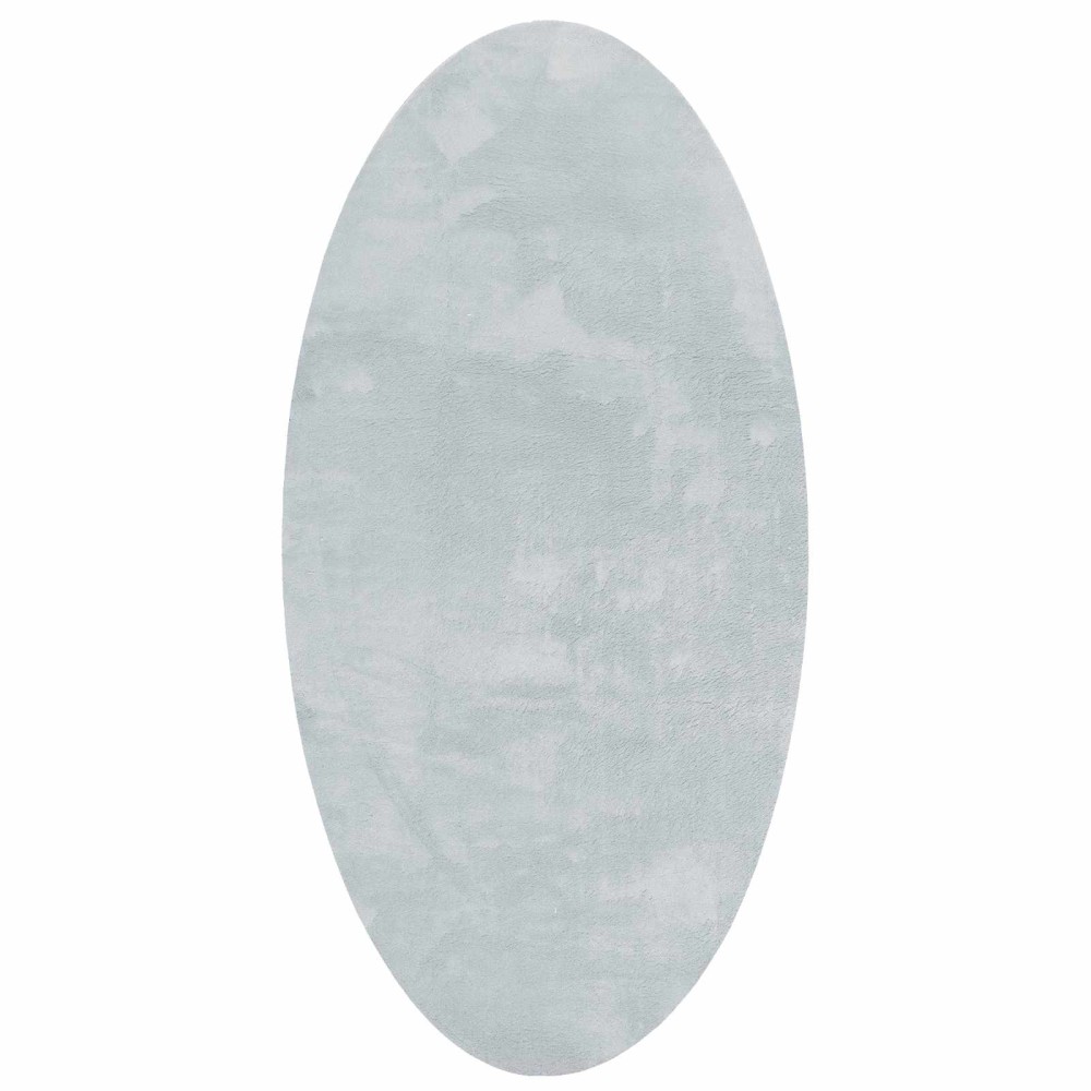 vidaXL Χαλιά χώρου Ωοειδής HUARTE Γκρι 100 x 200 cm 100% Πολυεστέρας