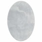 vidaXL Χαλιά χώρου Ωοειδής HUARTE Γκρι 120 x 170 cm 100% Πολυεστέρας