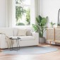 vidaXL Χαλιά χώρου Ωοειδής HUARTE Γκρι 160 x 230 cm 100% Πολυεστέρας